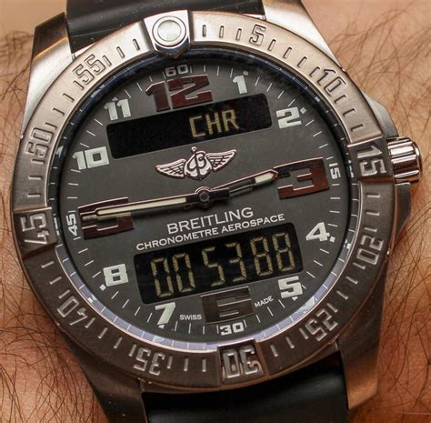 breitling aerospace evo watch|Breitling evo night mission.